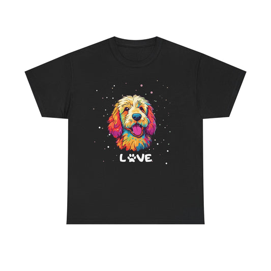 Dog T-Shirt: Goldendoodle Love