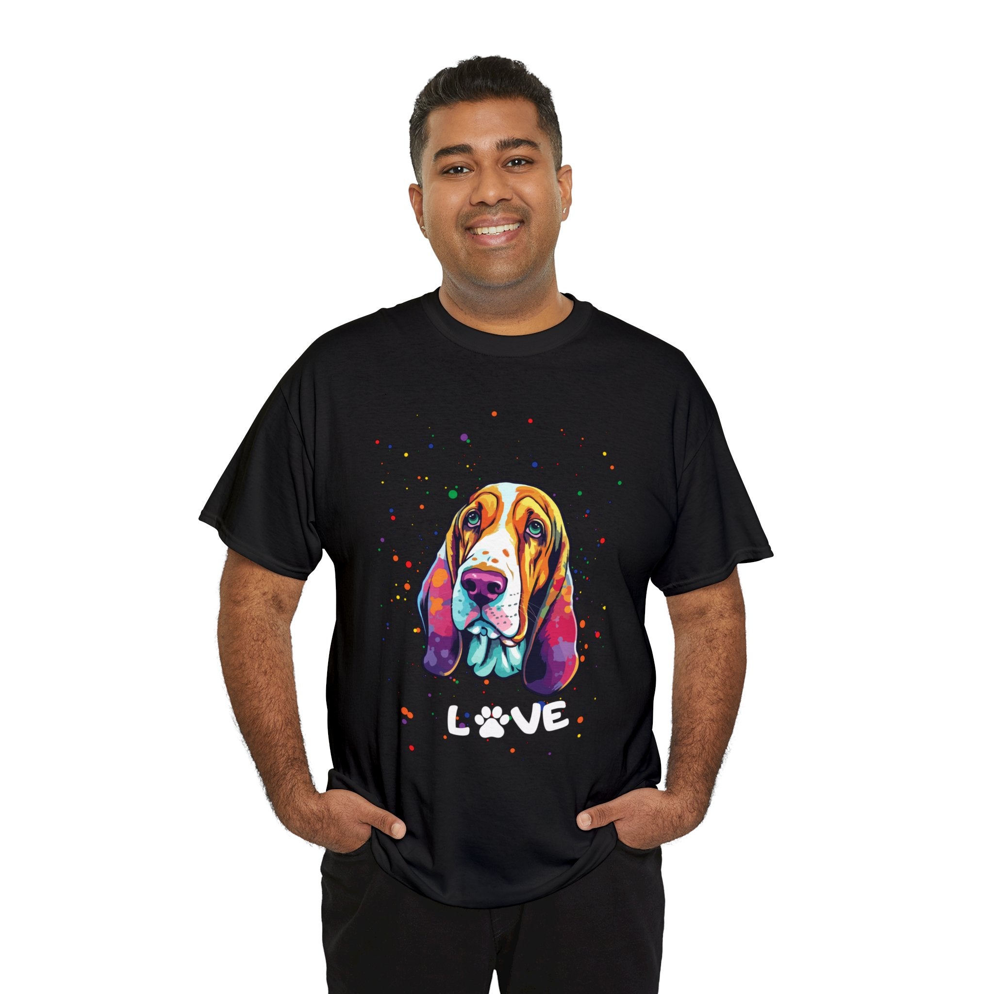 Dog T-Shirt: Bassett Hound Love