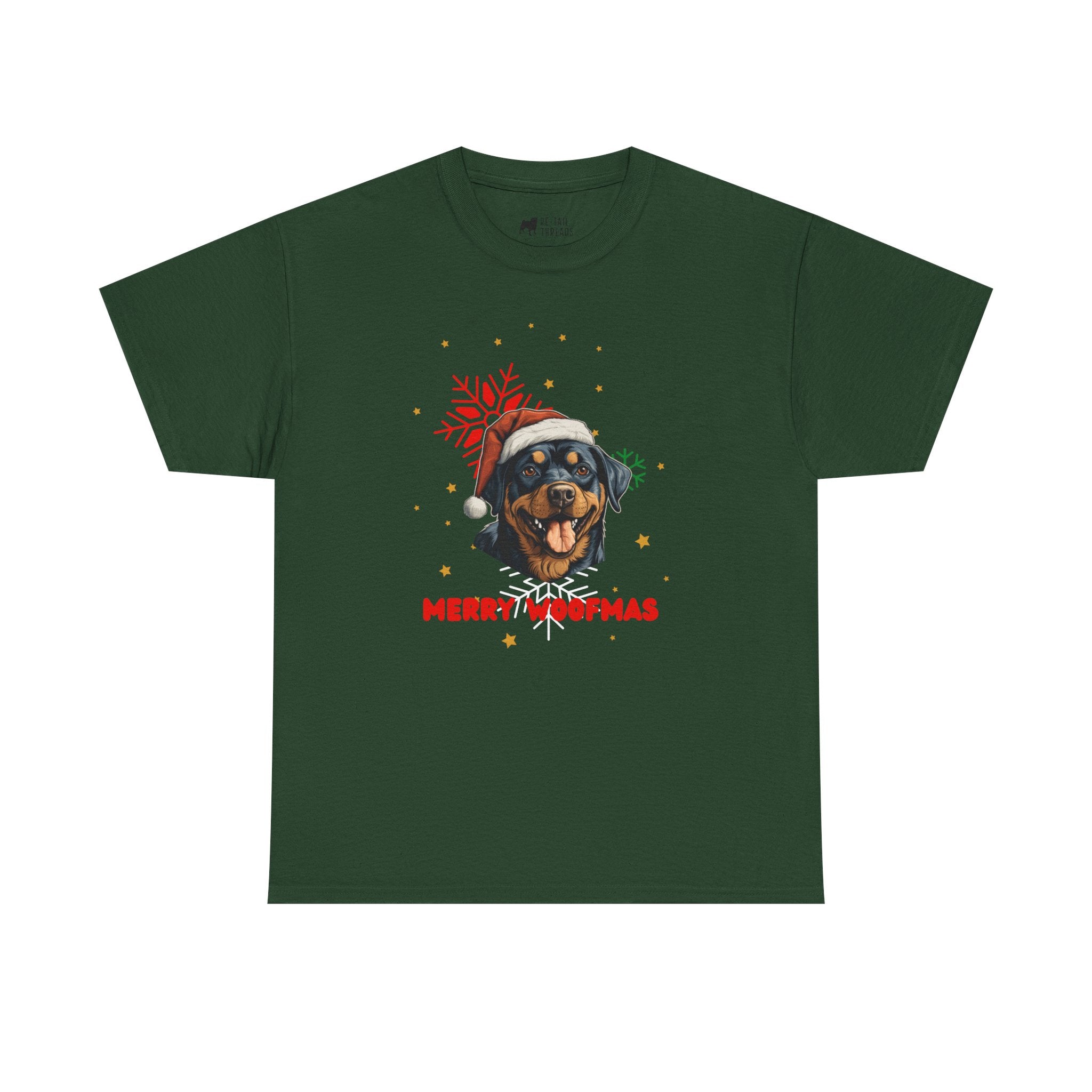 Christmas T-Shirt: Santa Hat Rottweiler