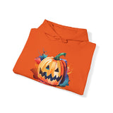 Halloween Hoodie: Watercolor Pumpkin