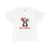Christmas T-Shirt: Santa Hat Boston Terrier