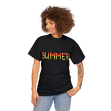 Summer T-Shirt: Summer (Watermelon Font)