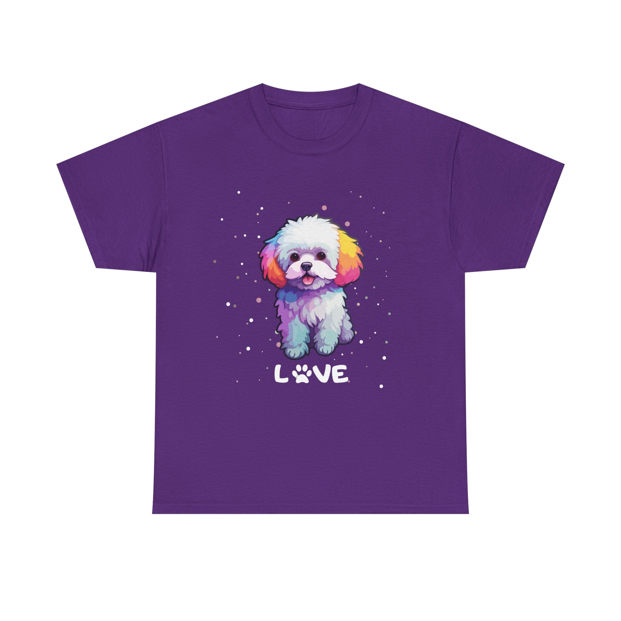 Dog T-Shirt: Bichon Frise Love