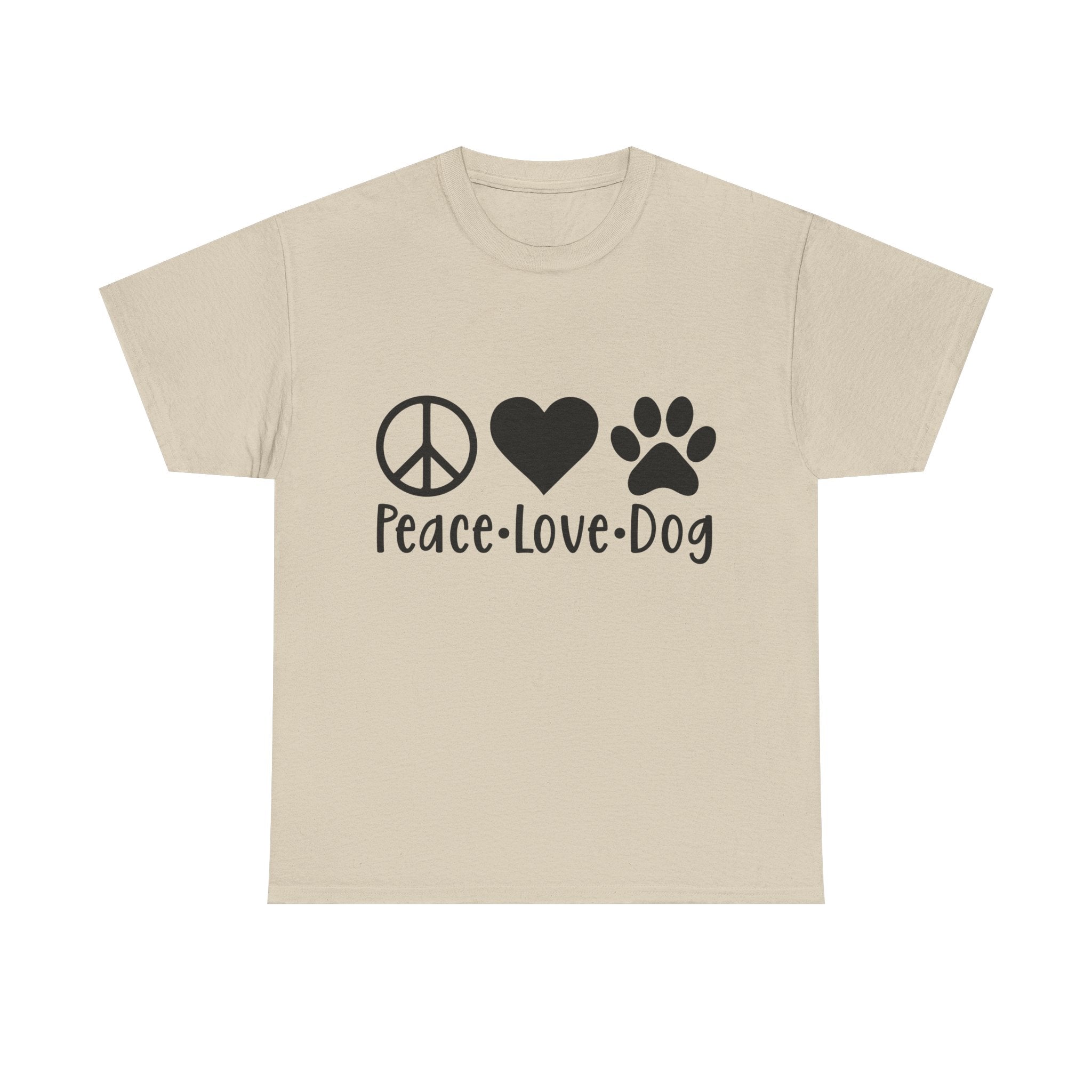 Dog T-Shirt: Peace Love Dog