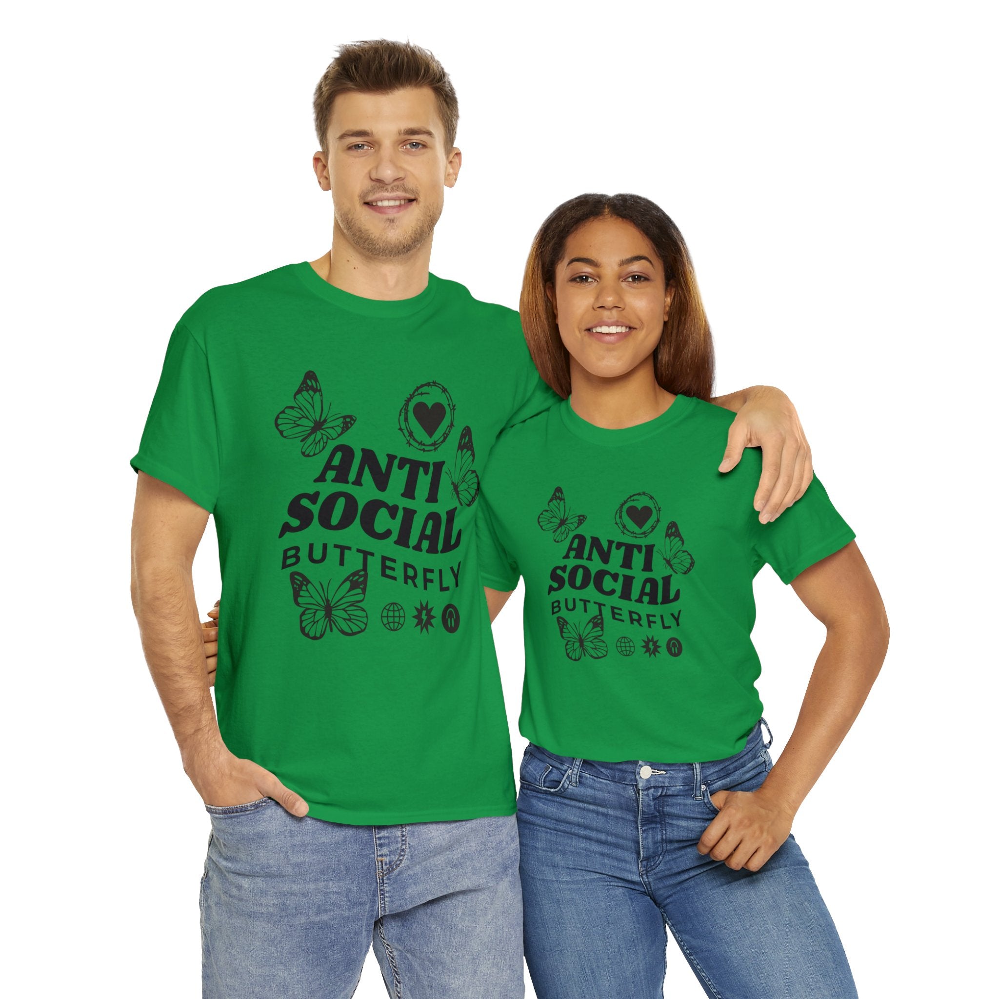 Funny T-Shirt: Anti-Social Butterfly
