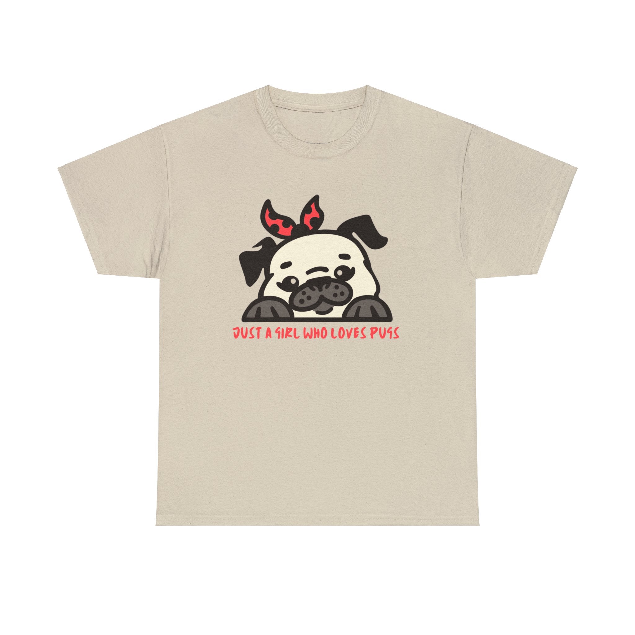 Pug T-Shirt: Just A Girl Who Loves Pugs #3