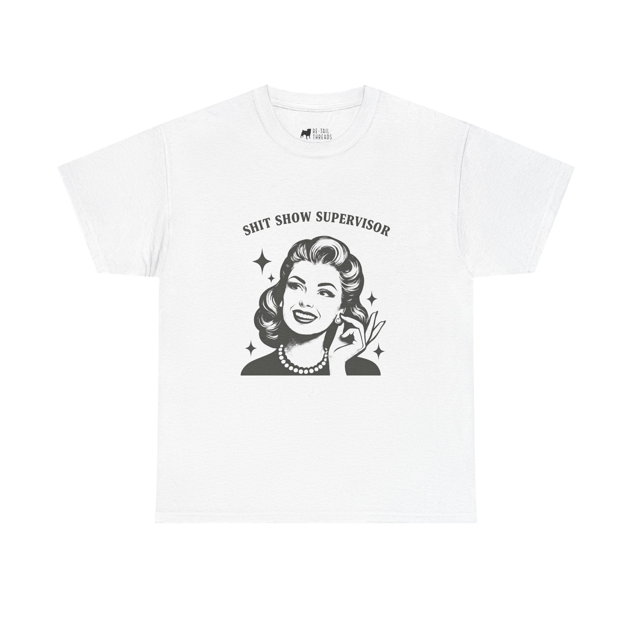 Shit Show Supervisor Retro Graphic Tee