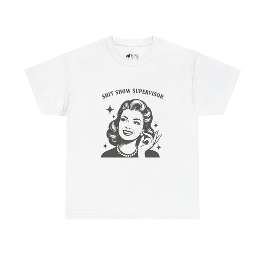 Shit Show Supervisor Retro Graphic Tee
