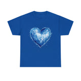 Love T-Shirt: Blue Heart