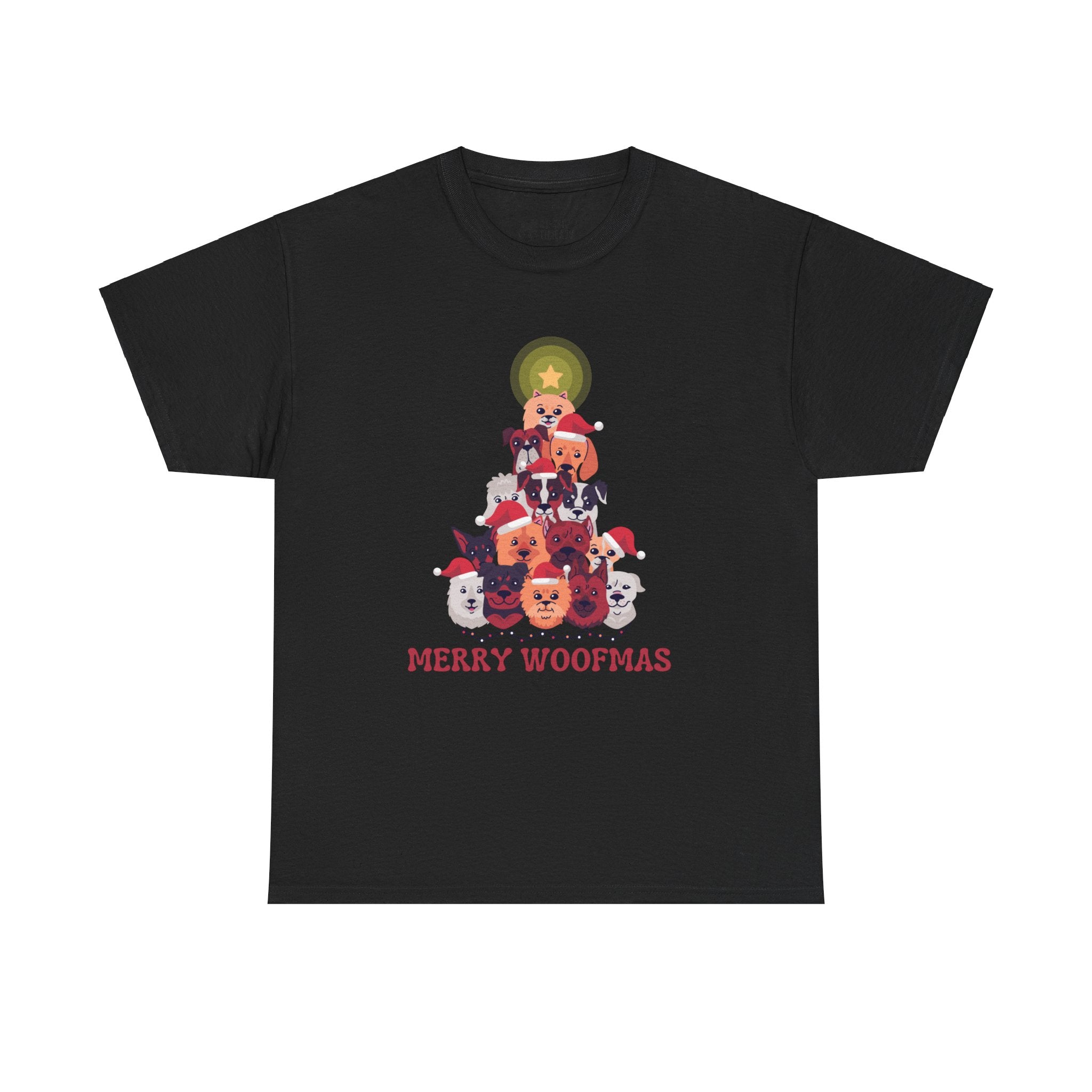 Christmas T-Shirt: Merry Woofmas Dogs