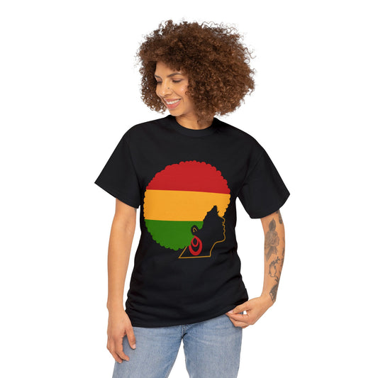 Juneteenth T-Shirt: Silhouette with Colors