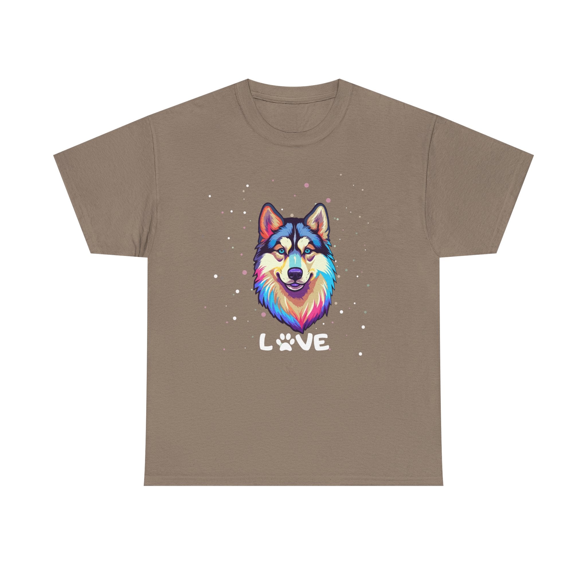 Dog T-Shirt: Husky Love