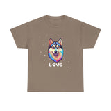 Dog T-Shirt: Husky Love