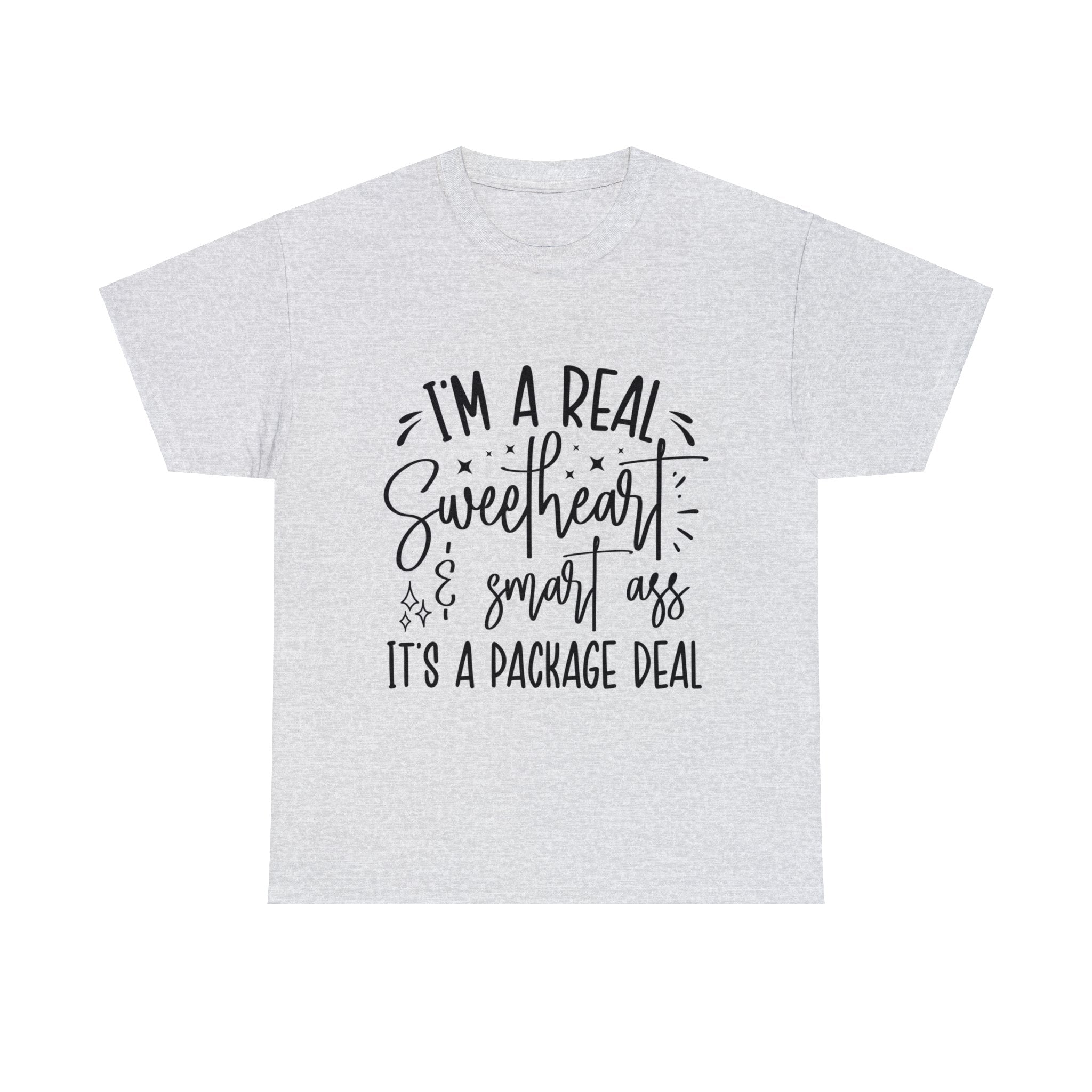 Funny T-Shirt: Sweetheart / Smart Ass