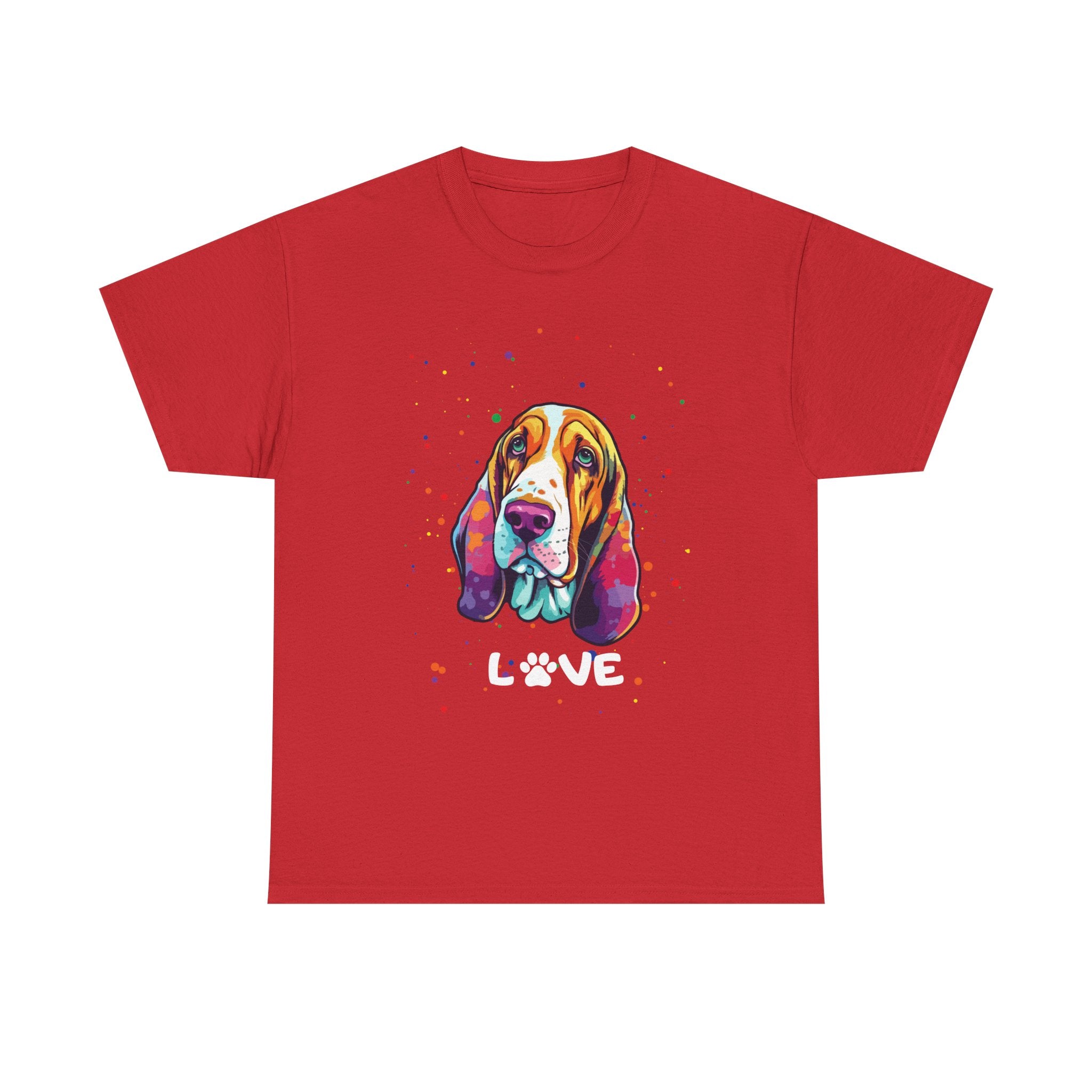 Dog T-Shirt: Bassett Hound Love
