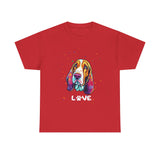 Dog T-Shirt: Bassett Hound Love