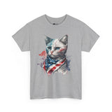 4th of July T-Shirt: Cat