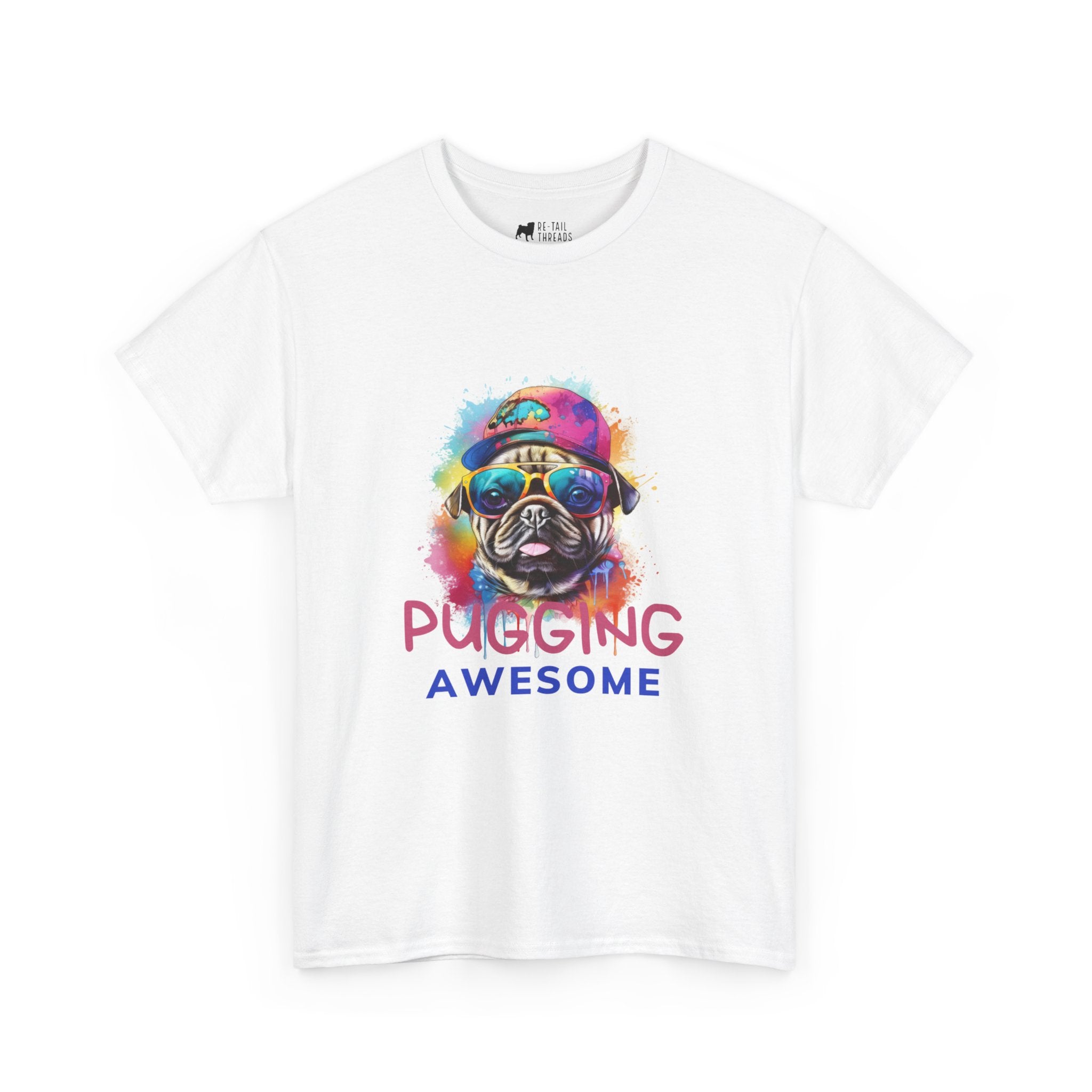 Pug T-Shirt: Pugging Awesome