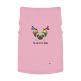 Christmas Pet Shirt: Fa La La La La Pug