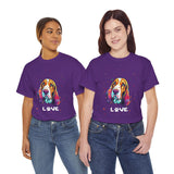 Dog T-Shirt: Bassett Hound Love