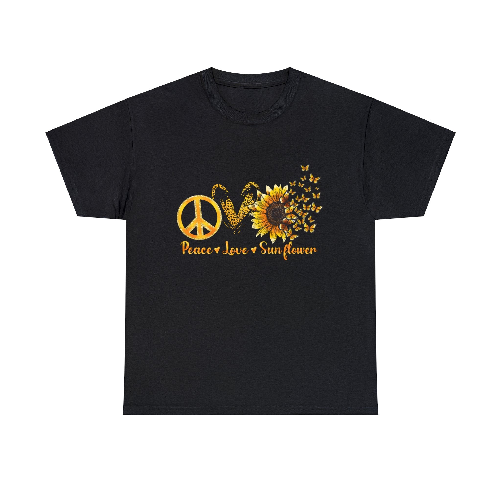Summer T-Shirt: Peace Love Sunflower