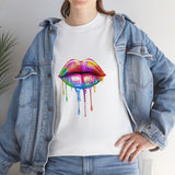 PRIDE T-Shirt: Rainbow Lips