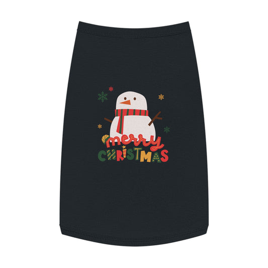 Christmas Pet Shirt: Snowman Merry Christmas