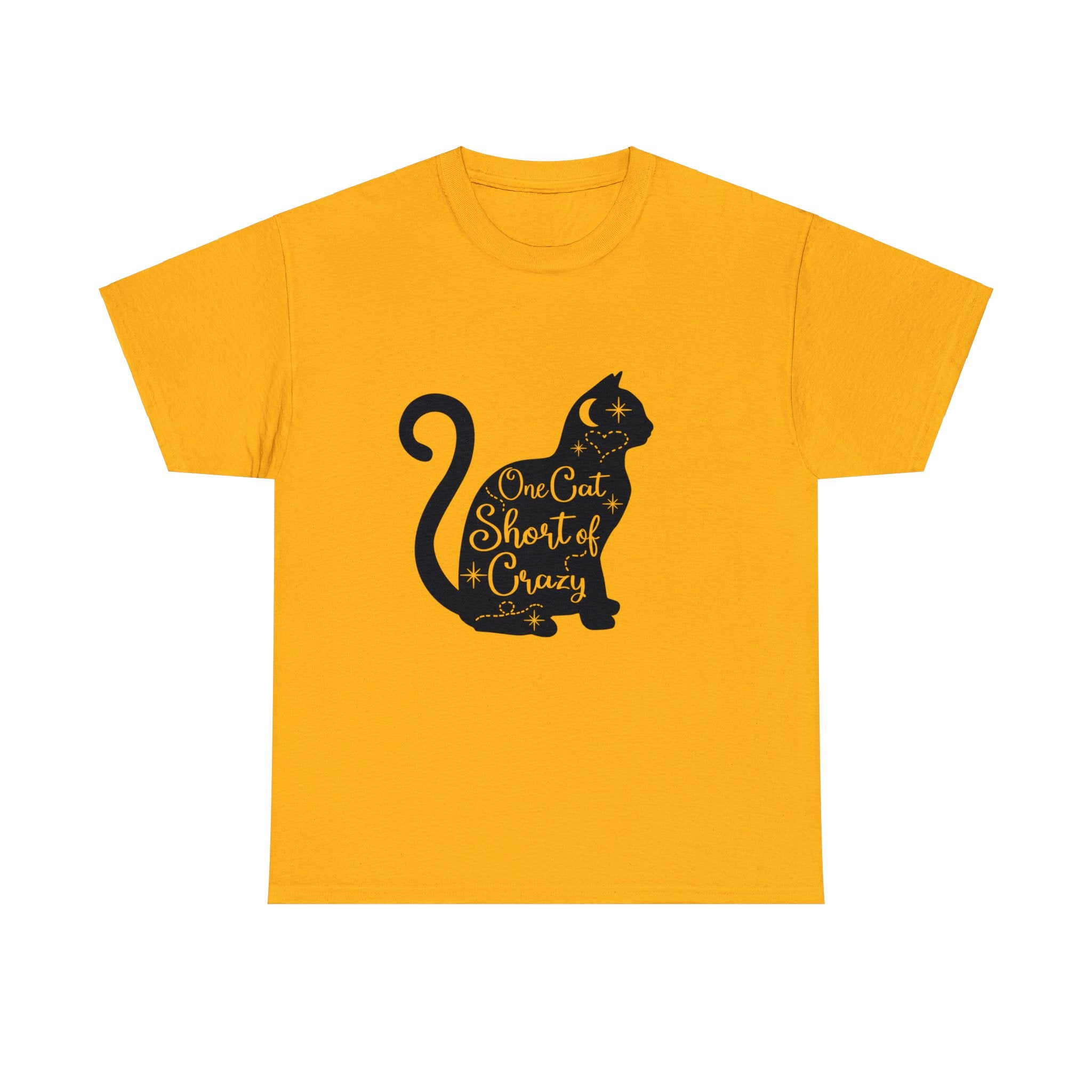 Cat T-Shirt: One Cat Short of Crazy #1