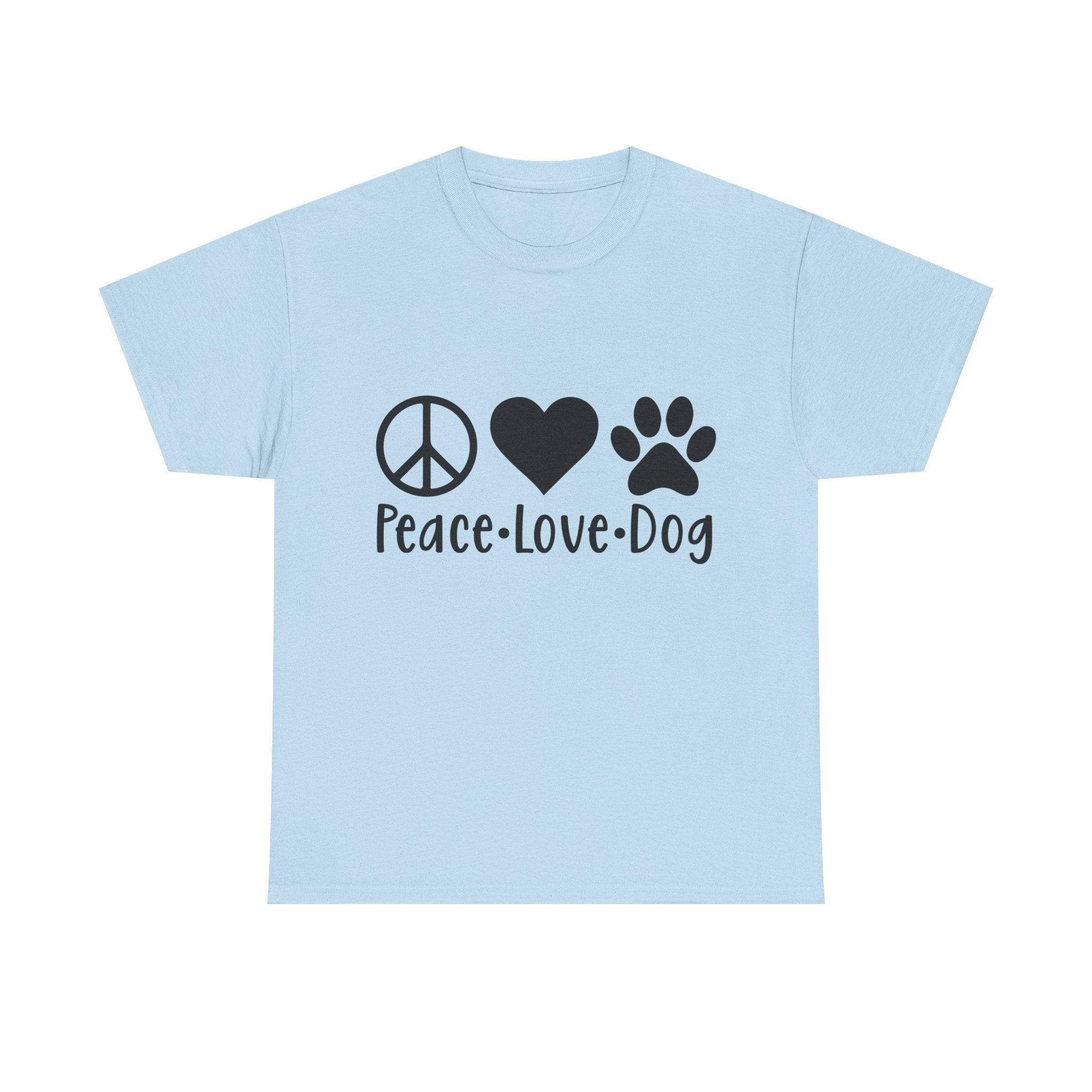 Dog T-Shirt: Peace Love Dog