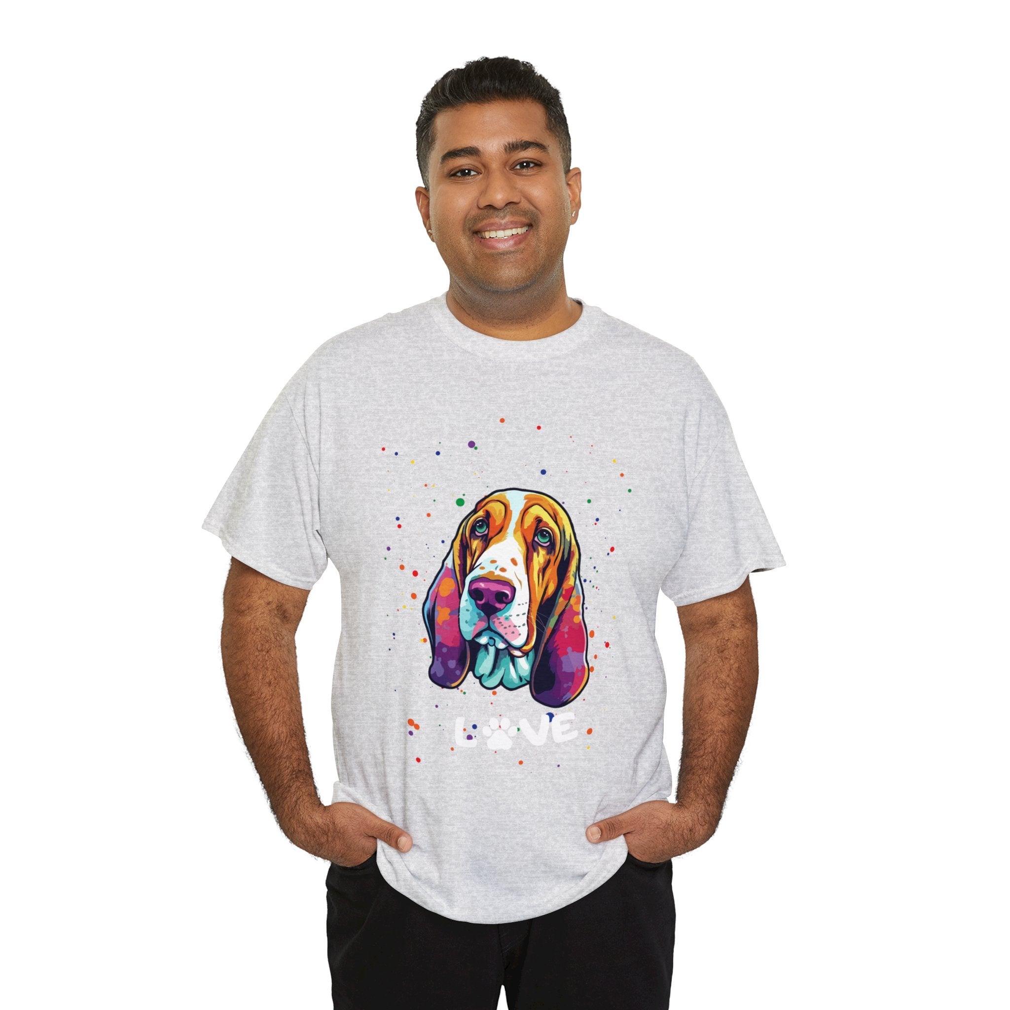 Dog T-Shirt: Bassett Hound Love