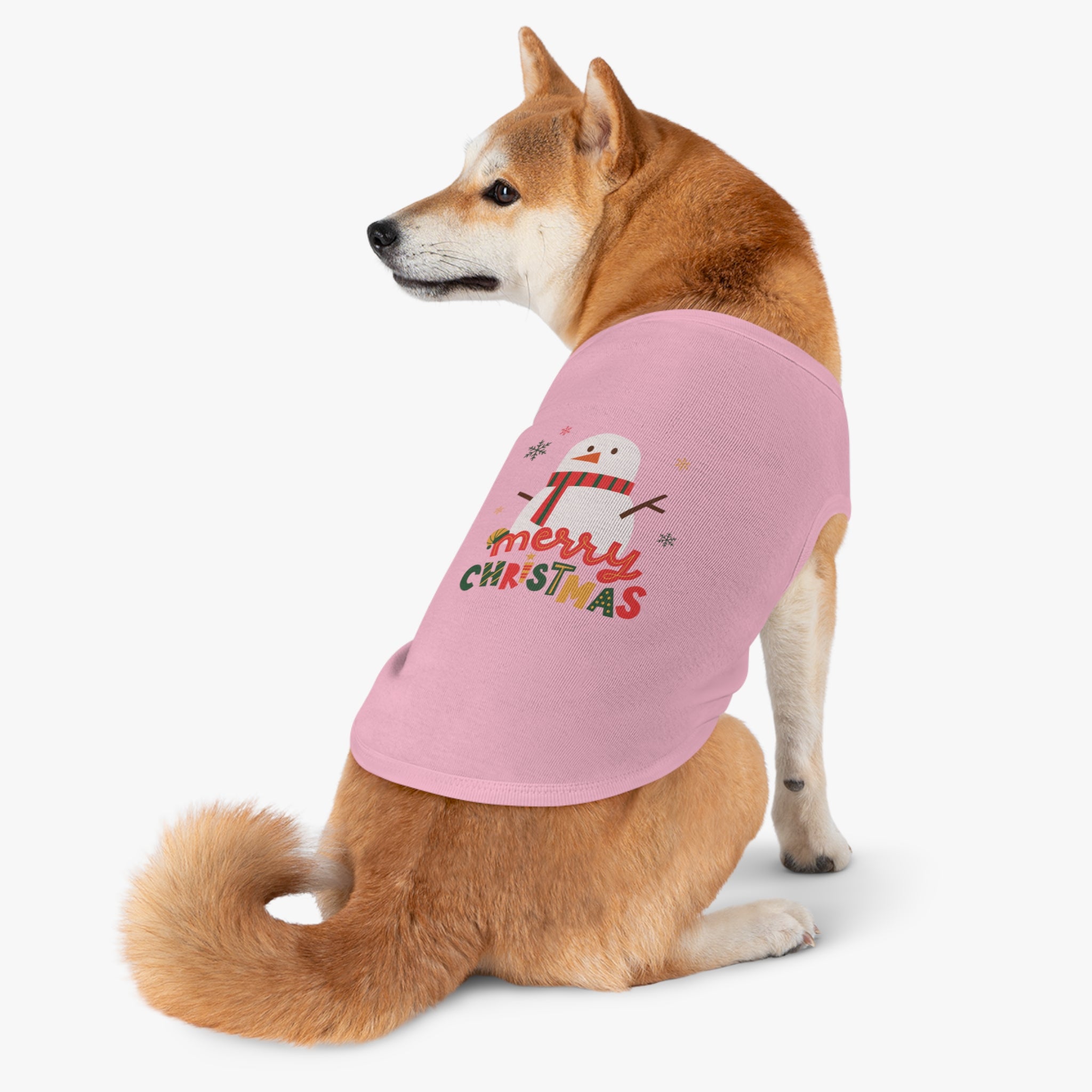 Christmas Pet Shirt: Snowman Merry Christmas