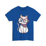 4th of July T-Shirt: Cat with Patriotic Glasses