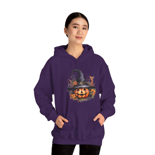 Halloween Hoodie: Witchy Pumpkin