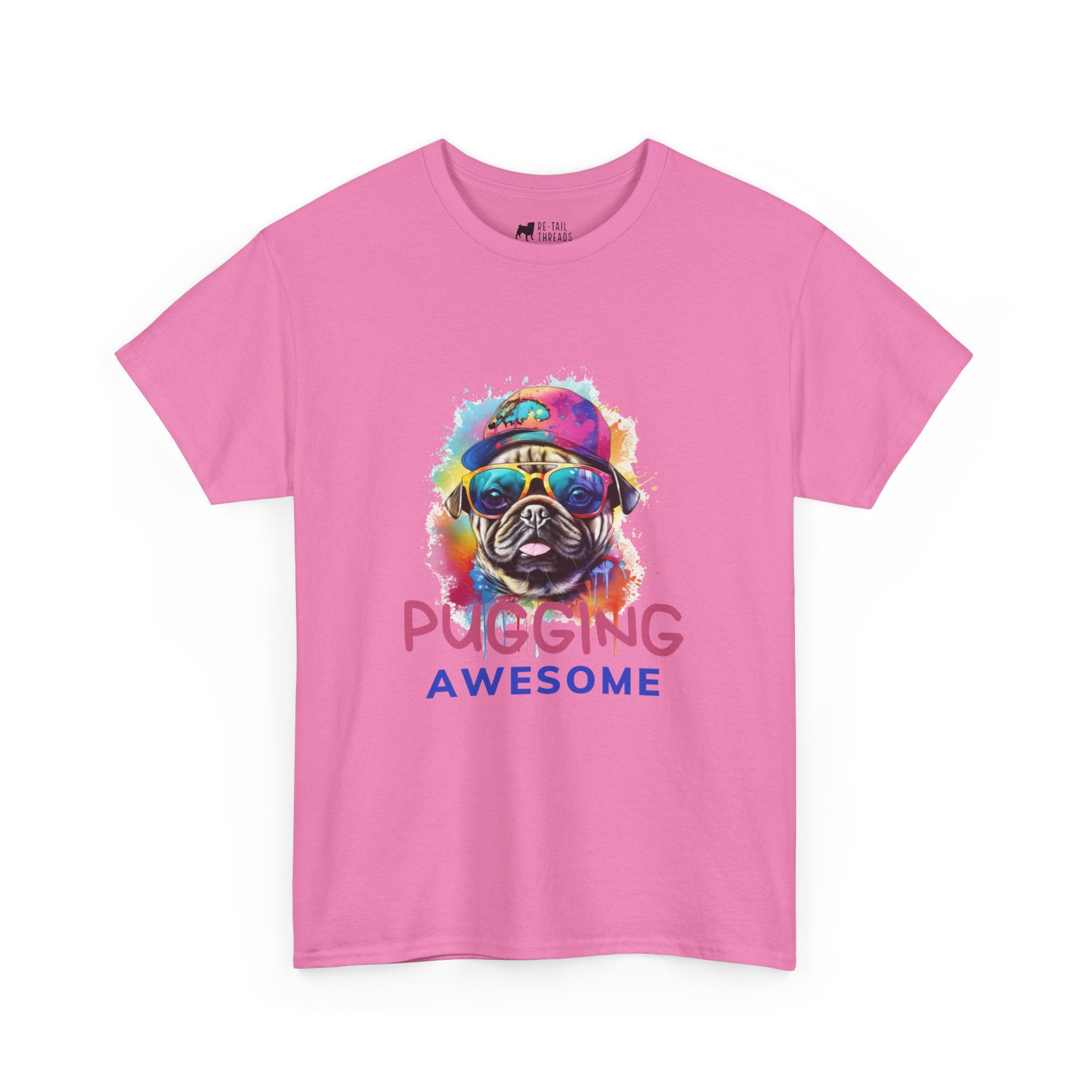 Pug T-Shirt: Pugging Awesome