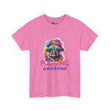 Pug T-Shirt: Pugging Awesome