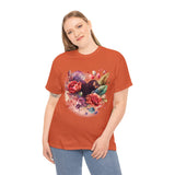 Love T-Shirt: Whimsical Heart with Roses