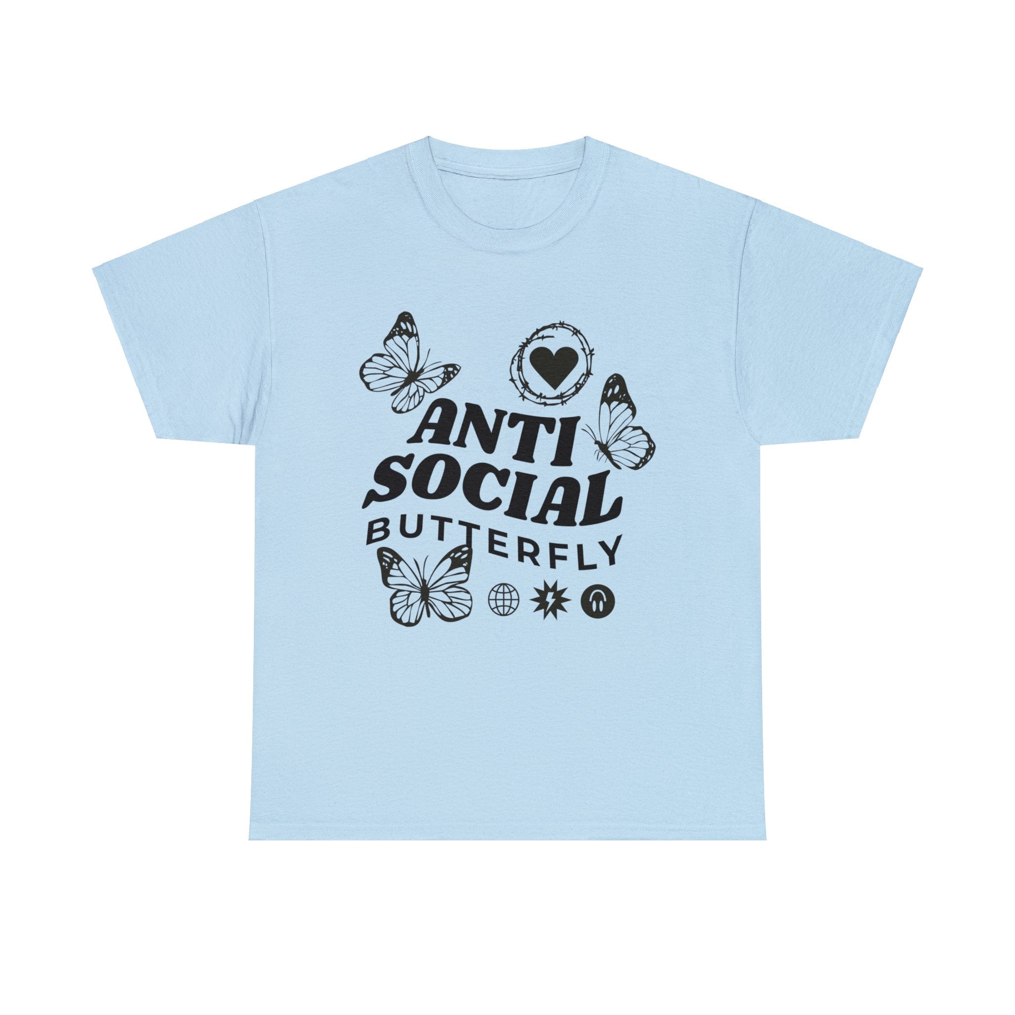 Funny T-Shirt: Anti-Social Butterfly