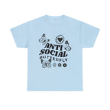 Funny T-Shirt: Anti-Social Butterfly