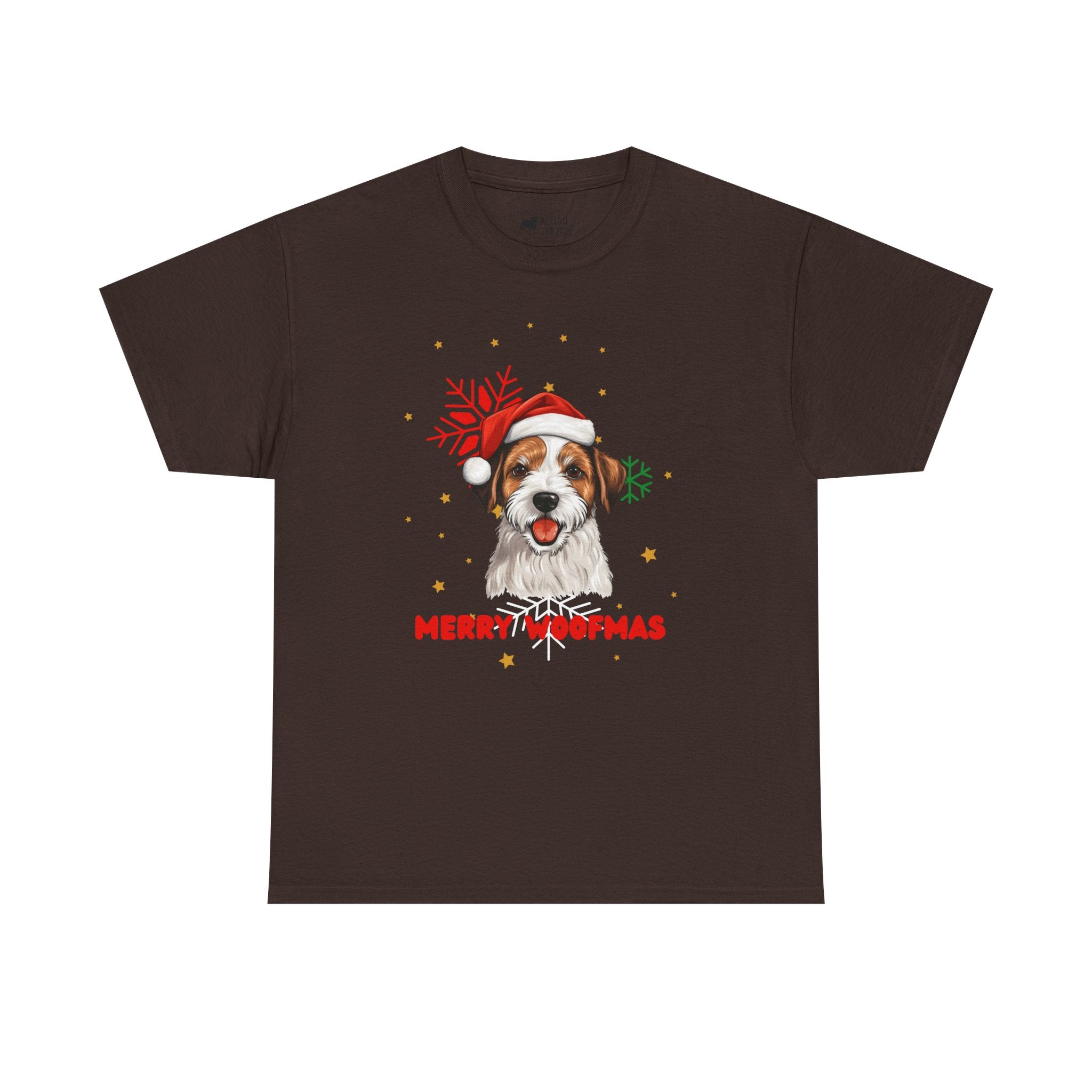 Christmas T-Shirt: Santa Hat Jack Russell Terrier