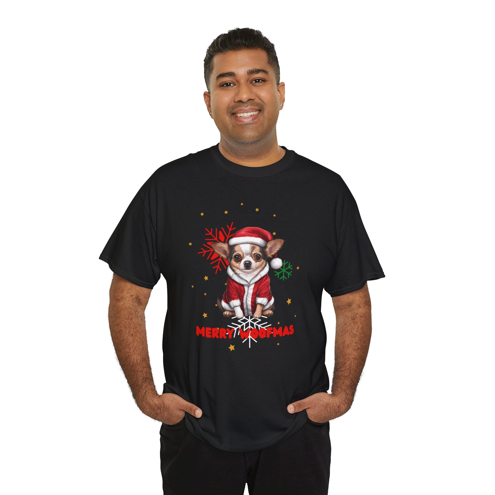 Christmas T-Shirt: Santa Hat Chihuahua