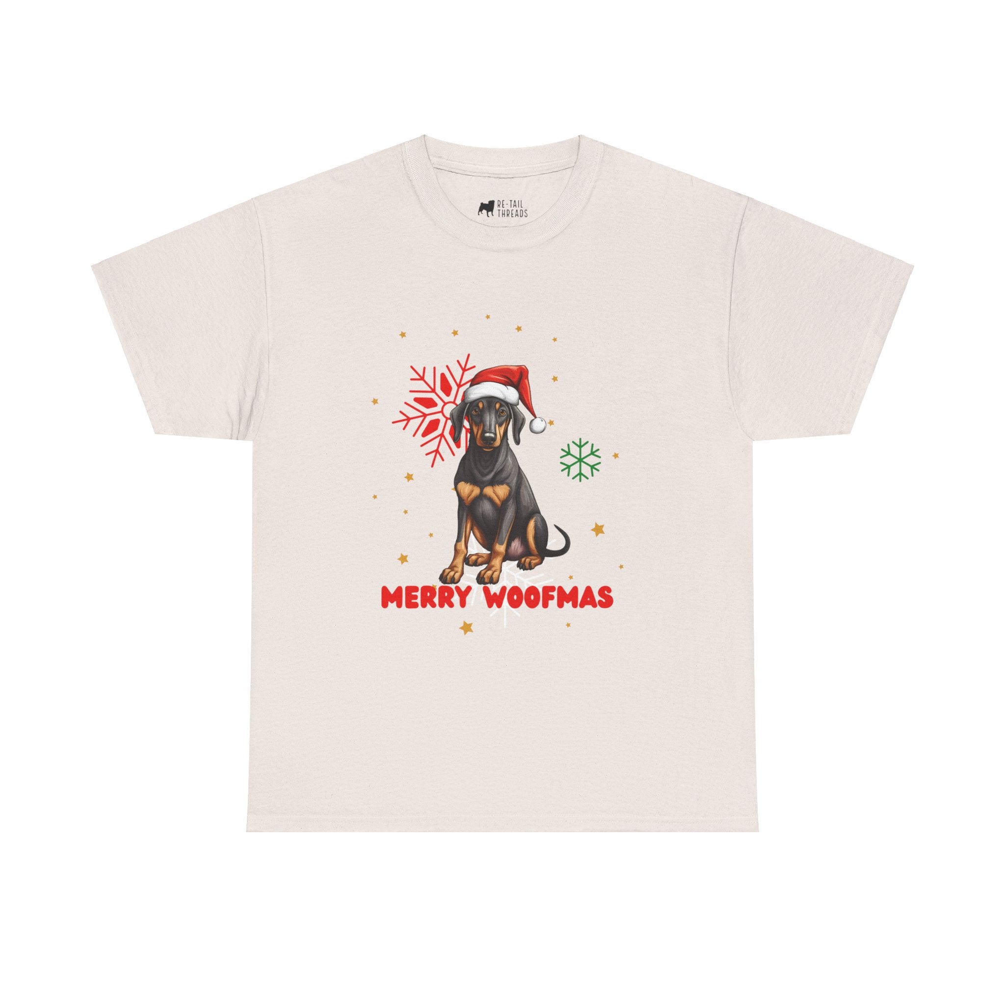 Christmas T-Shirt: Black and Tan Dog