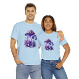 Mushroom T-Shirt: Large Mystical Mushrooms