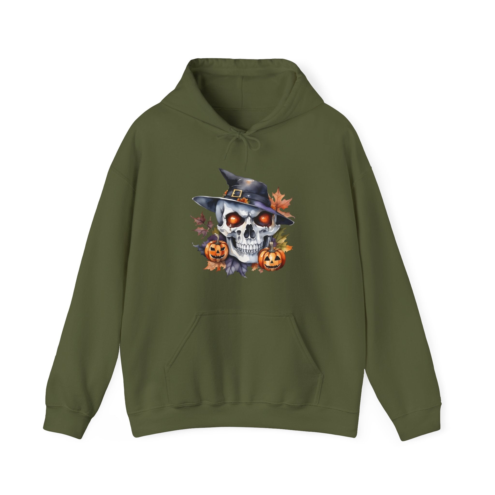 Halloween Hoodie: Witchy Skull