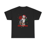 Christmas T-Shirt: Santa Hat Australian Shepard