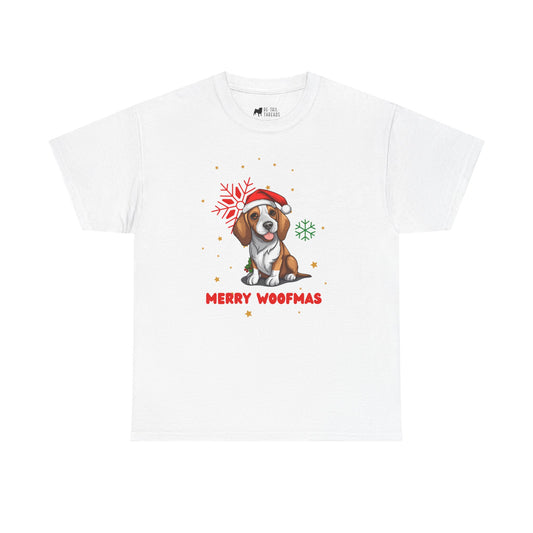 Christmas T-Shirt: Santa Hat Beagle