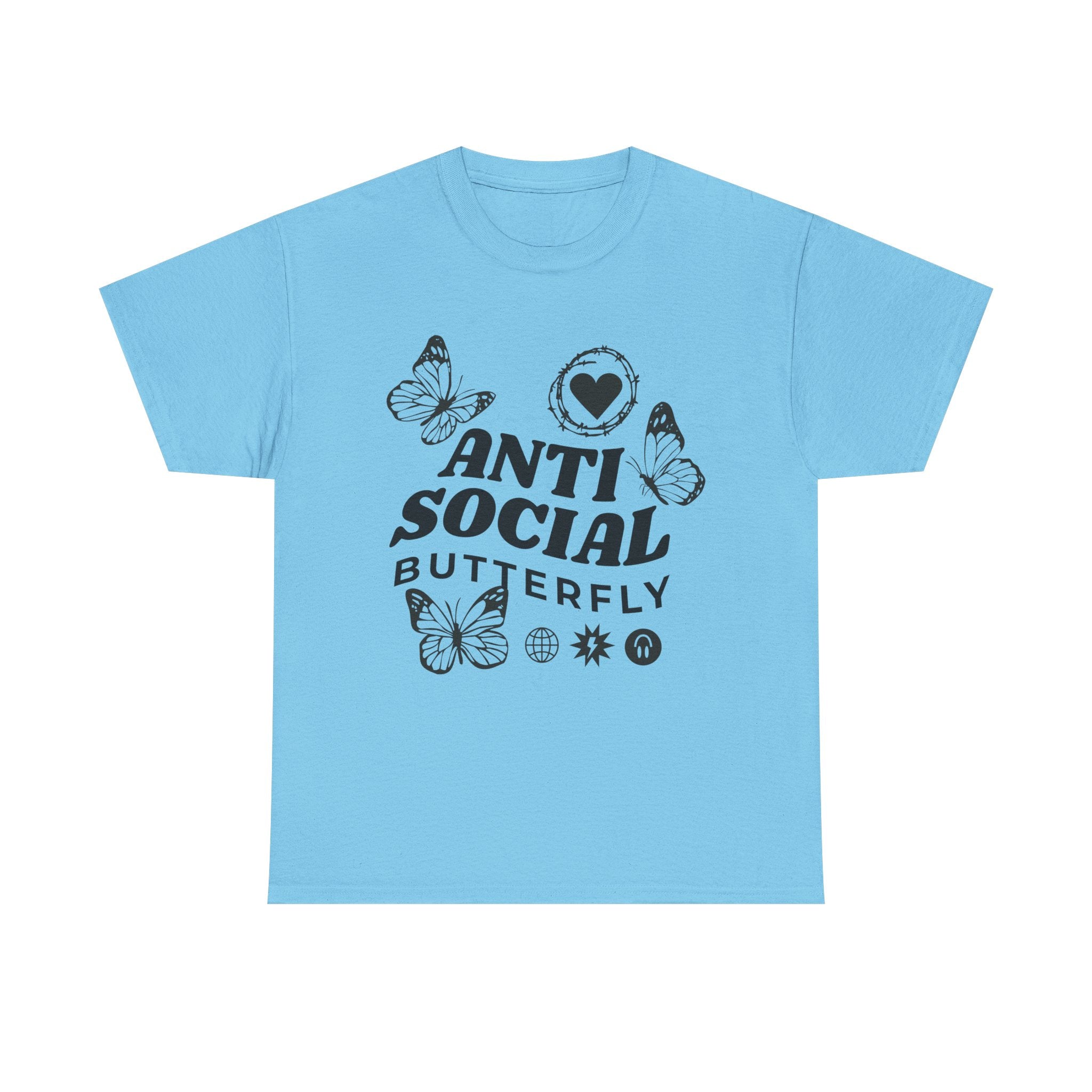 Funny T-Shirt: Anti-Social Butterfly
