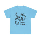 Funny T-Shirt: Anti-Social Butterfly