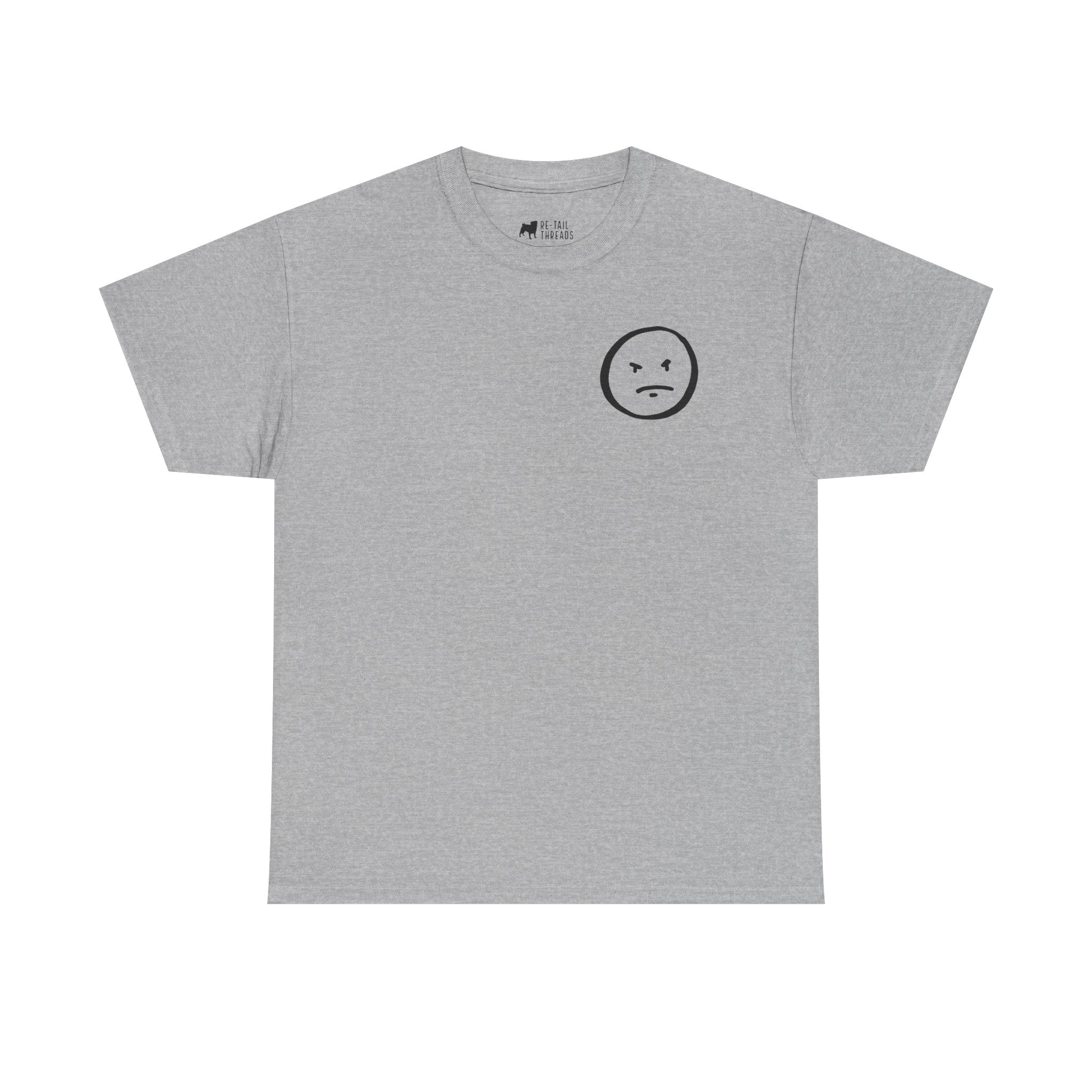 Funny T-Shirt — 'Do I Look Like a F***ing People Person' with Mean Smiley