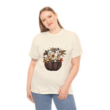 Halloween T-Shirt: Fall Flowers