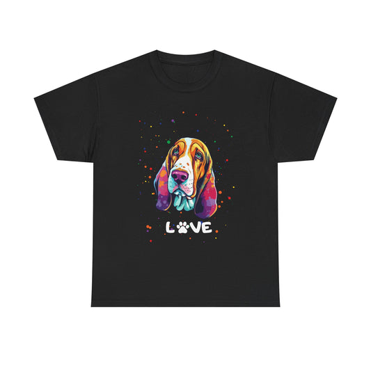 Dog T-Shirt: Bassett Hound Love
